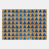 夜静か冬クリスマスラッピング紙 ラッピングペーパーシート (正面3)