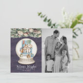 夜静か眠る動物の雪草の写真 シーズンカード (スタンド正面)