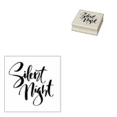 夜静か筆 ラバースタンプ (押印)