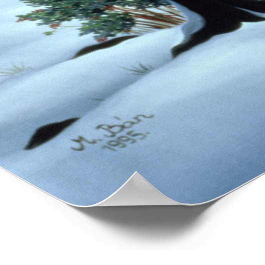 夜静か聖なる夜1995 ポスター (角)