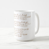 夜静か聖なる夜 コーヒーマグカップ (正面右)