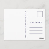 夜静か葉書 ポストカード (裏面)