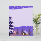 夜静か | Snowy Village Christmas Letterheads (スタンド正面)