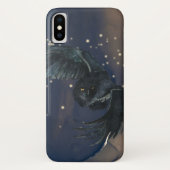 夜飛んでいるのiPhone / iPadケースでフクロウ Case-Mate iPhoneケース (裏面)