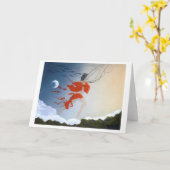 夜飛行 カード (黄色い花)