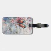 夜食を待っているカワセミ ラゲッジタグ (裏面横)