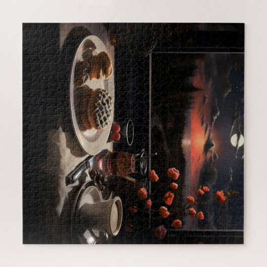 夜食 ジグソーパズル (横)