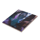 夜飾り瓦で輝く洞窟/五徳 タイル (側面)