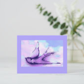 夜鳥を飲み込む ポストカード (スタンド正面)