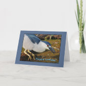 夜鷲の誕生日 カード (正面)