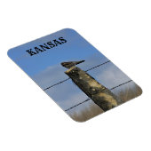 夜鷹が石柱の磁石で眠る マグネット (右側)