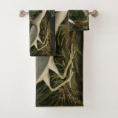 夜鷺、クア鳥、オードュボンの『アメリカの鳥類学』 バスタオルセット (インサイチュ)