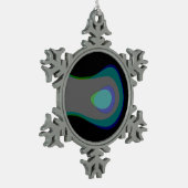 夜1059 スノーフレークピューターオーナメント (左)