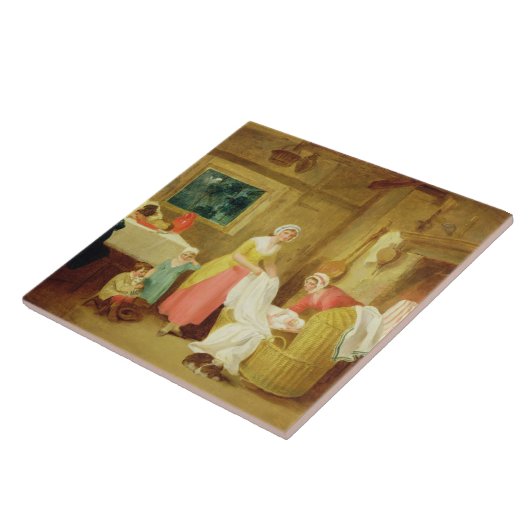 夜1799年(キャンバスの油) (127218-220を見て下さい) タイル (側面)