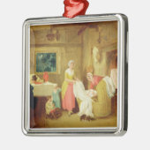 夜1799年(キャンバスの油) (127218-220を見て下さい) メタルオーナメント (左)