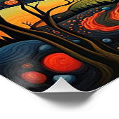 夜5時に噴火する火山 ポスター (コーナー)