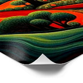 夜6時に噴火する火山 ポスター (コーナー)