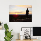 夜7のポスターを撮る ポスター (ホームオフィス)