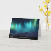 夜 カード (黄色い花)