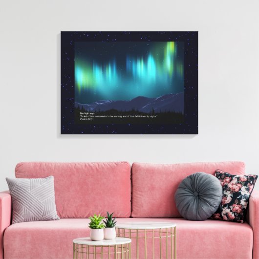 夜 キャンバスプリント (インサイチュ (リビング))