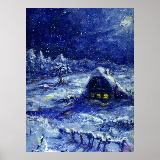 夜。冬。ロシア ポスター (正面)