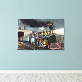 夜：表現スタート キャンバスプリント (インサイチュ (ウッドフロア))