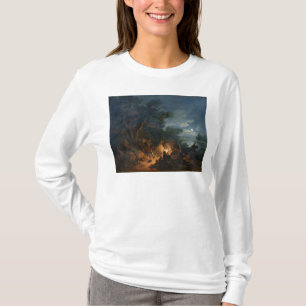 夜、c.1770の強盗による攻撃 tシャツ