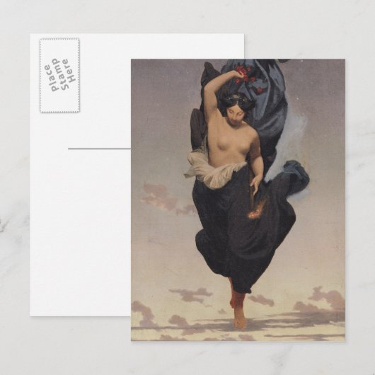 夜, c.1850-55 ポストカード (正面/裏面)