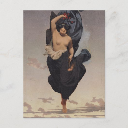 夜， c.1850-55 ポストカード (正面)