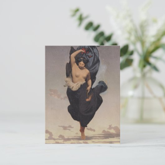 夜， c.1850-55 ポストカード (スタンド正面)