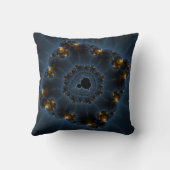 夜Prowlerのフラクタルの芸術 クッション (裏面)