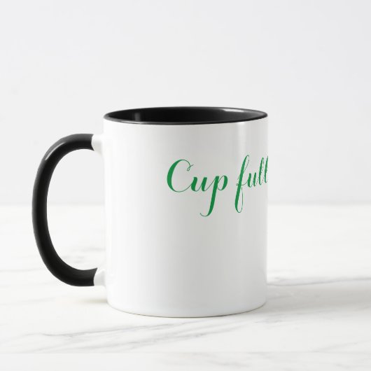 夢いっぱいのカップ – コーヒ感動的ーマグカップ マグカップ (左)