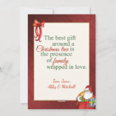 夢いっぱいのクリスマスストッキングフォトカード|過去記事 シーズンカード (裏面)