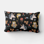 夢お洒落と魔法の生き物の両面 ランバークッション (裏面)