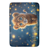 夢お洒落のような情景の金獅子 バスマット (正面縦)