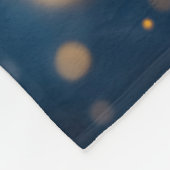 夢お洒落のような情景の金獅子 フリースブランケット (角)