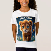 夢お洒落のような情景の金獅子 Tシャツ (正面)