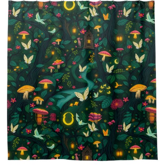 夢お洒落景シャワーカーテン シャワーカーテン (正面)