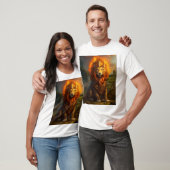 「夢お洒落見のライオンTシャツデザイン」 Tシャツ (ユニセックス)