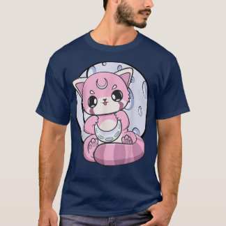 夢かわいいレッドパンダムーンフェアリー渓原宿沼後 Tシャツ