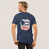 夢がここ繁栄 – 鮮やか & Upifting抽象芸術 トライブレンドTシャツ (フル背面)