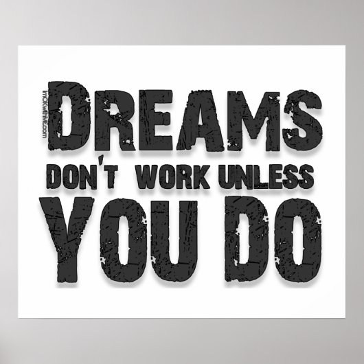 夢が動かない ポスター (正面)