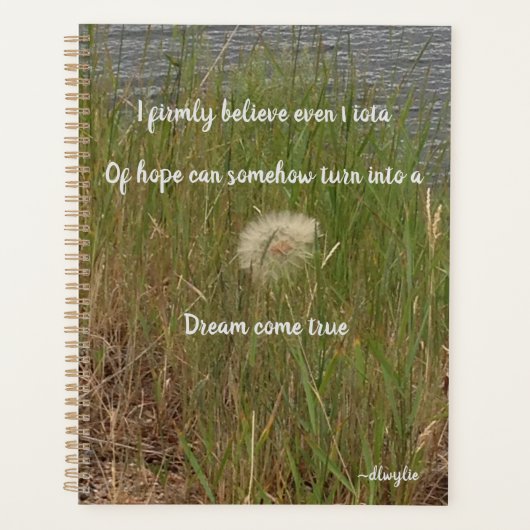 夢が叶うこ来と プランナー手帳 (正面)