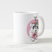 夢が叶う ジャンボコーヒーマグカップ (正面右)