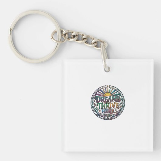 夢が叶うTシャツ キーホルダー (正面)