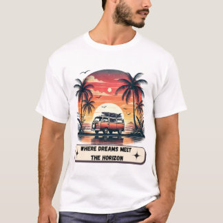夢が地平線に一致する場所 Tシャツ