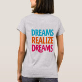 夢が夢のTシャツインスパイアを実現信じ, , Tシャツ (裏面)