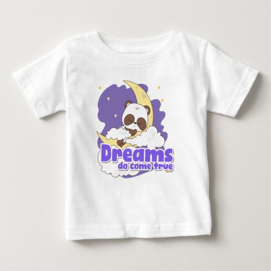 夢が実来現：子供たちの想像力を刺激する ベビーTシャツ (正面)