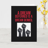 夢が延期されて夢が否定された引用文 カード (黄色い花)