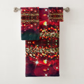 夢が後を追キラキラするバスルームのタオルのセット バスタオルセット (インサイチュ)